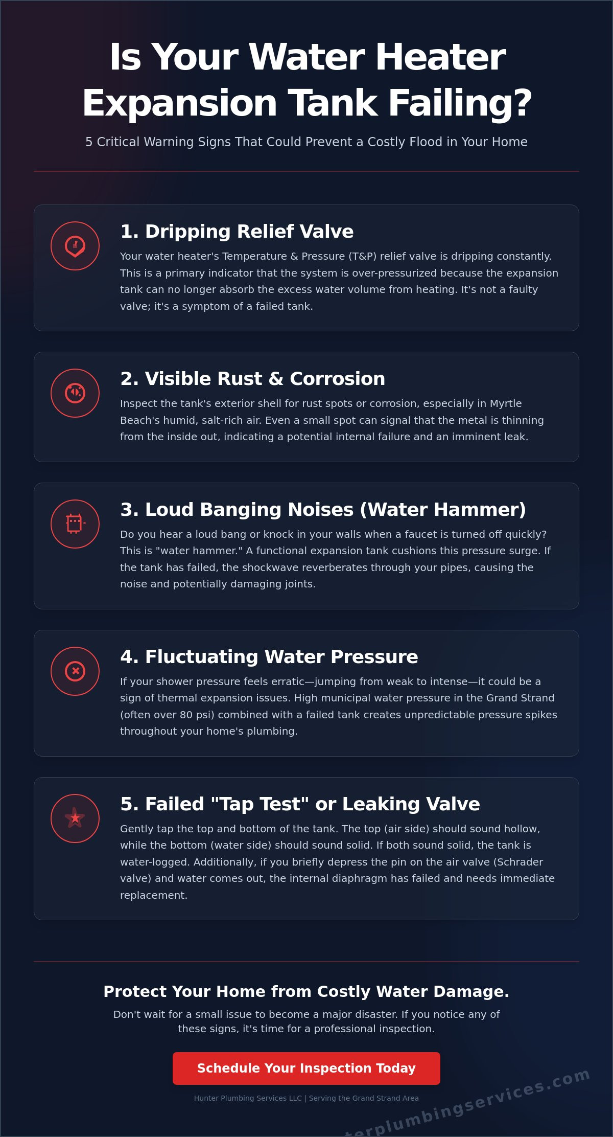 Expansion Tank Repair in Myrtle Beach: A 2026 Guide to Troubleshooting & Maintenance